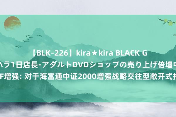 【BLK-226】kira★kira BLACK GAL 黒ギャル露出セクハラ1日店長-アダルトDVDショップの売り上げ倍増中出し計画- EMIRI 2000ETF增强: 对于海富通中证2000增强战略交往型敞开式指数证券投资基金基金份额抓有东说念主大管帐票日停牌的提醒性公告