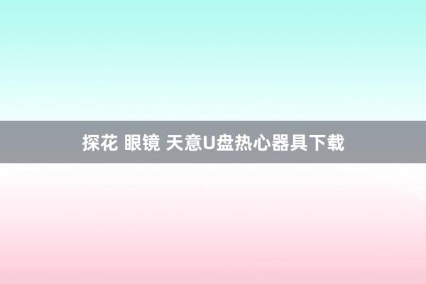 探花 眼镜 天意U盘热心器具下载